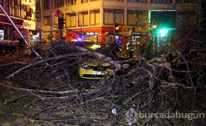 Bursa'da kuvvetli lodos
