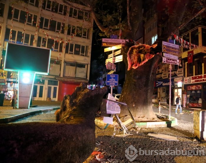 Bursa'da kuvvetli lodos
