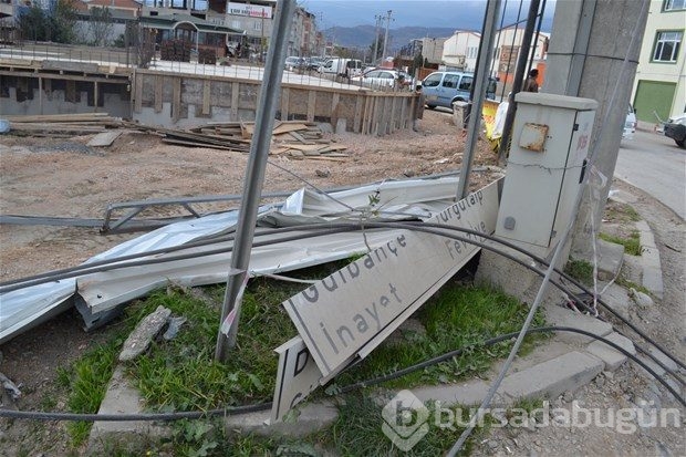 Bursa'da kuvvetli lodos
