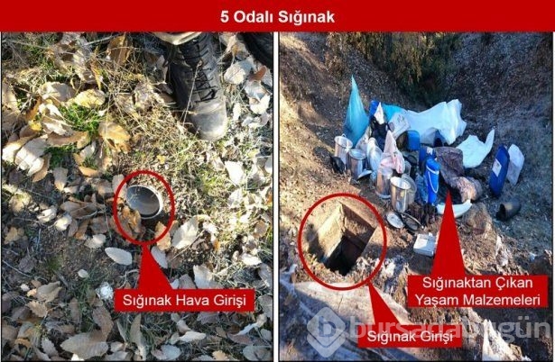 PKK'nın sözde şehitliği imha edildi