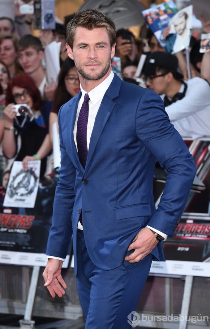 Yakışıklı oyuncu Chris Hemsworth tanınmaz halde