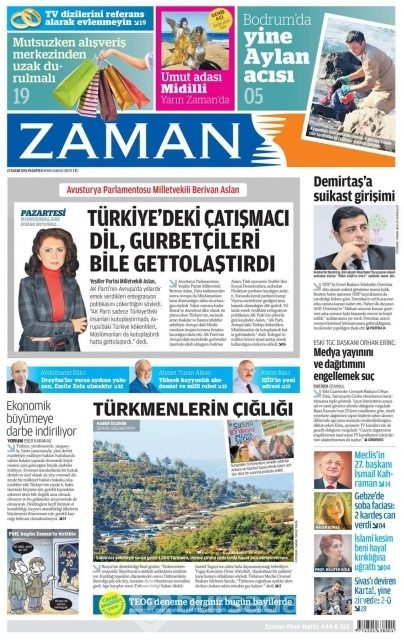 Günün gazete manşetleri (24 Kasım 2015)