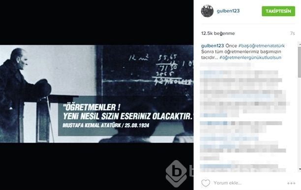 Ünlülerin 24 kasım Öğretmenler Günü paylaşımları!