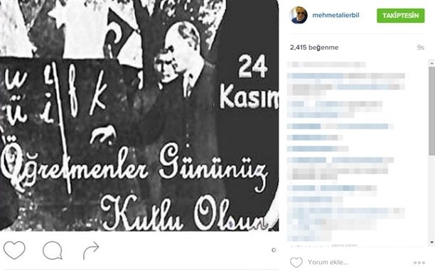 Ünlülerin 24 kasım Öğretmenler Günü paylaşımları!