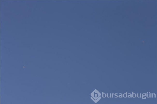 Düşen Rus uçağının vurulma anı fotoğrafları