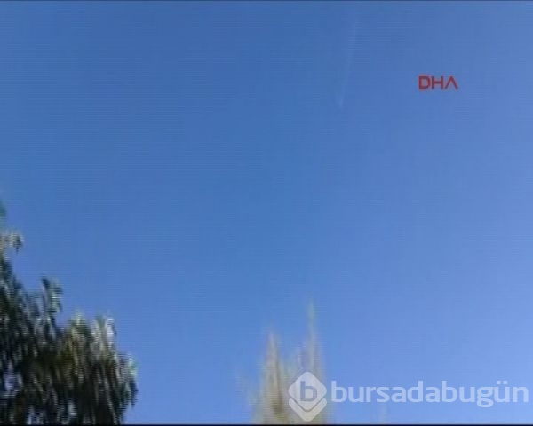 Düşen Rus uçağının vurulma anı fotoğrafları