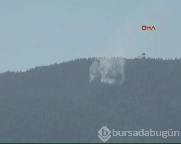 Düşen Rus uçağının vurulma anı fotoğrafları