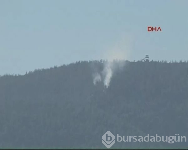 Düşen Rus uçağının vurulma anı fotoğrafları