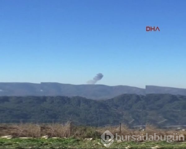 Düşen Rus uçağının vurulma anı fotoğrafları