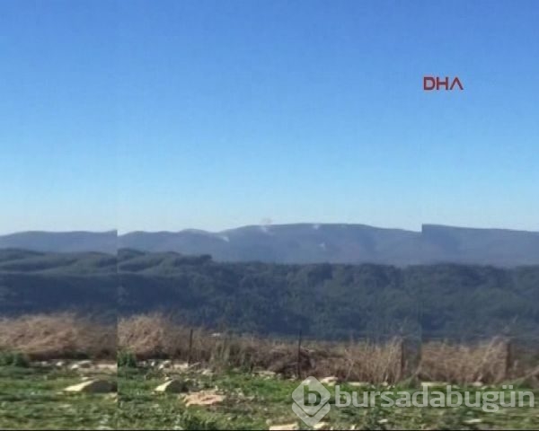 Düşen Rus uçağının vurulma anı fotoğrafları