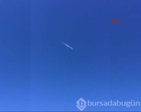 Düşen Rus uçağının vurulma anı fotoğrafları