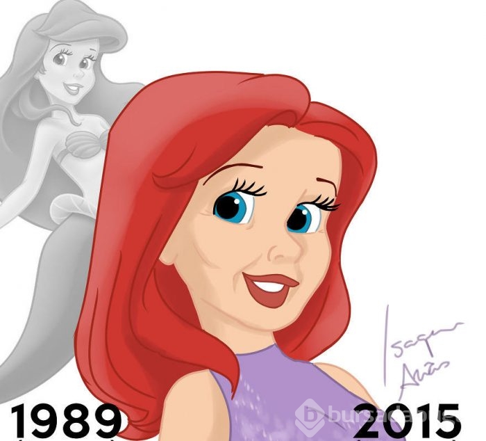 Disney Prensesleri yaşlanırsa!