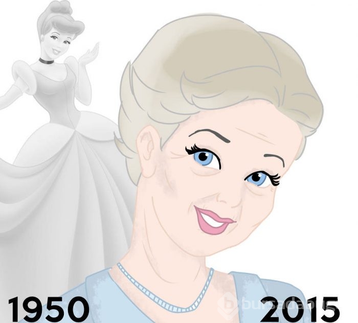 Disney Prensesleri yaşlanırsa!