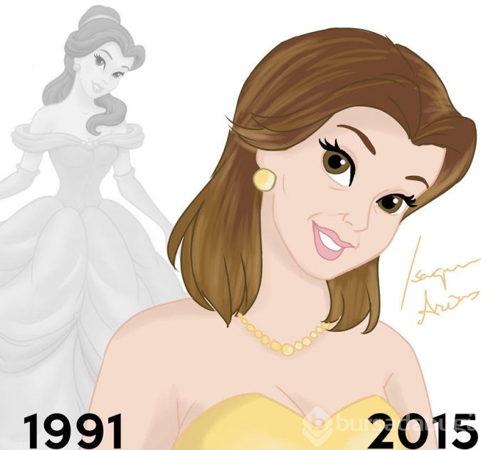 Disney Prensesleri yaşlanırsa!