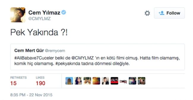 Cem Yılmaz, Ali Baba ve 7 Cüceler'e gelen eleştirilere cevap verdi