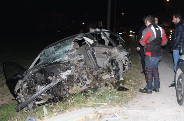 Bursa'da feci kaza!