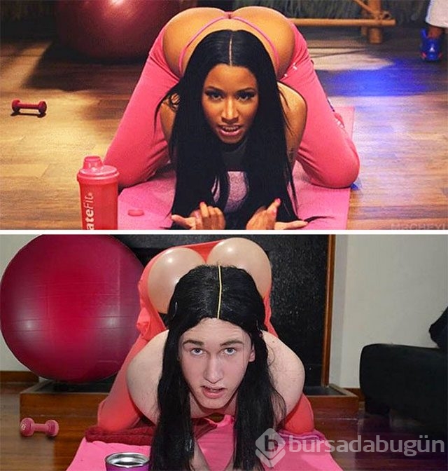Nicki Minaj'ı bakın ne hale getirdi!