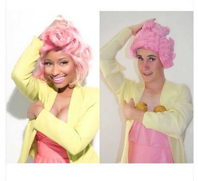 Nicki Minaj'ı bakın ne hale getirdi!