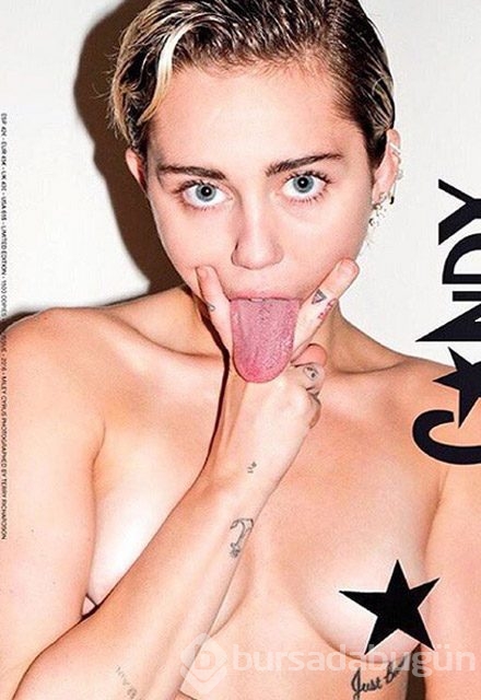 Miley Cyrus çıplaklığı abarttı 