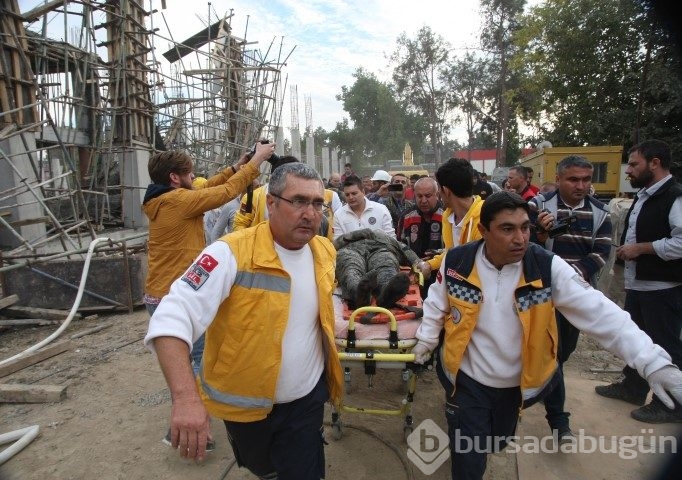 Adana'da inşaatta göçük (25.11.2015)