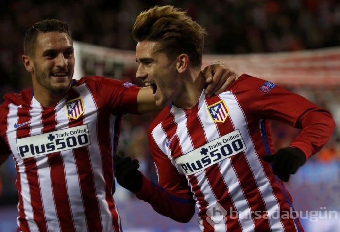 Atletico Madrid-Galatasaray maçından kareler