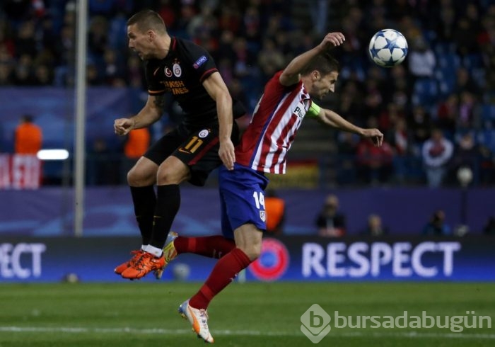 Atletico Madrid-Galatasaray maçından kareler