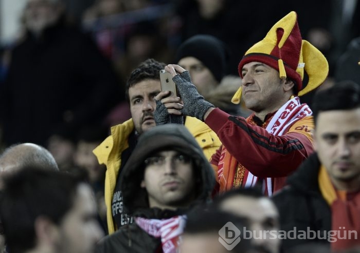 Atletico Madrid-Galatasaray maçından kareler