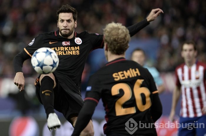 Atletico Madrid-Galatasaray maçından kareler