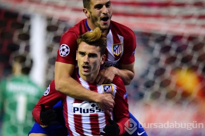 Atletico Madrid-Galatasaray maçından kareler