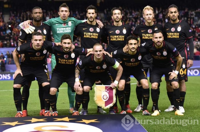 Atletico Madrid-Galatasaray maçından kareler