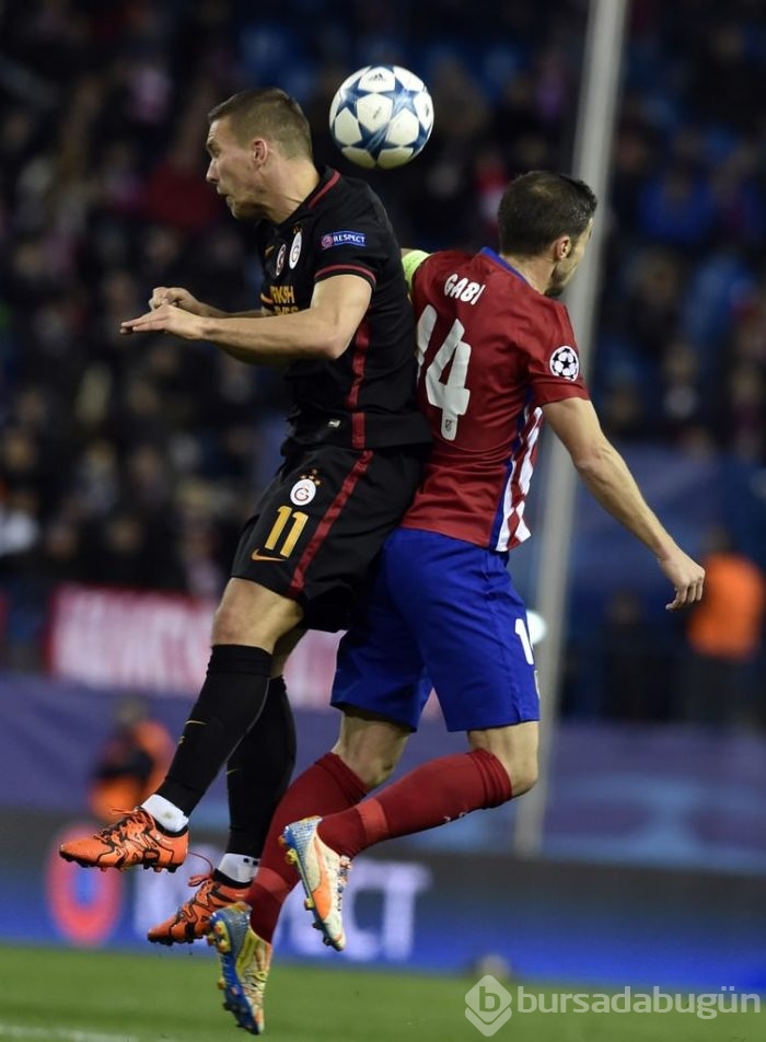 Atletico Madrid-Galatasaray maçından kareler
