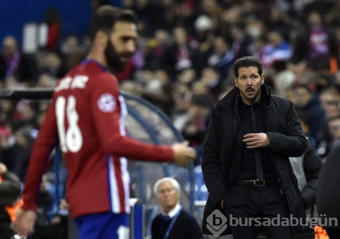 Atletico Madrid-Galatasaray maçından kareler