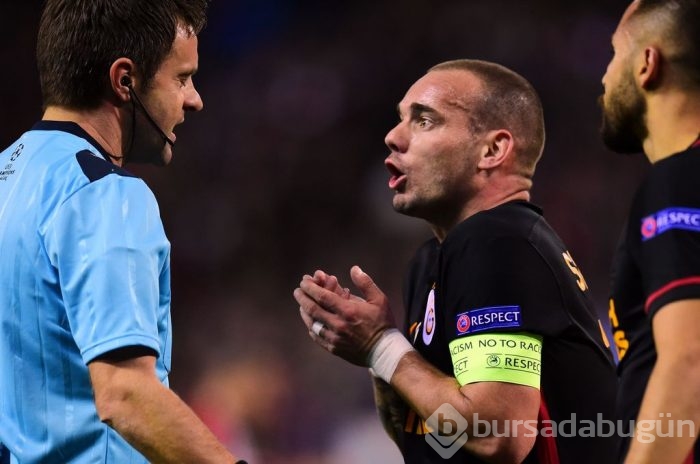 Atletico Madrid-Galatasaray maçından kareler