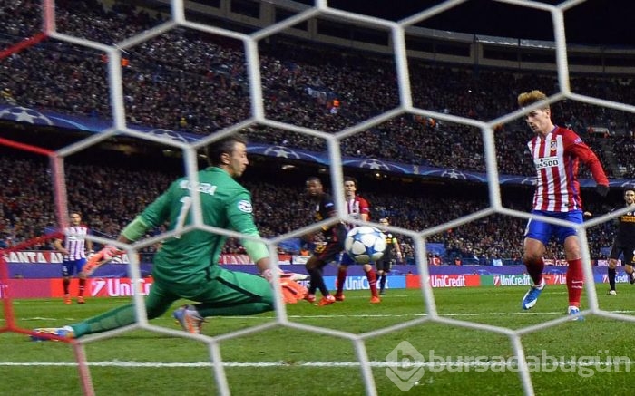 Atletico Madrid-Galatasaray maçından kareler