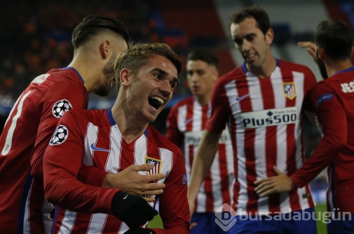 Atletico Madrid-Galatasaray maçından kareler