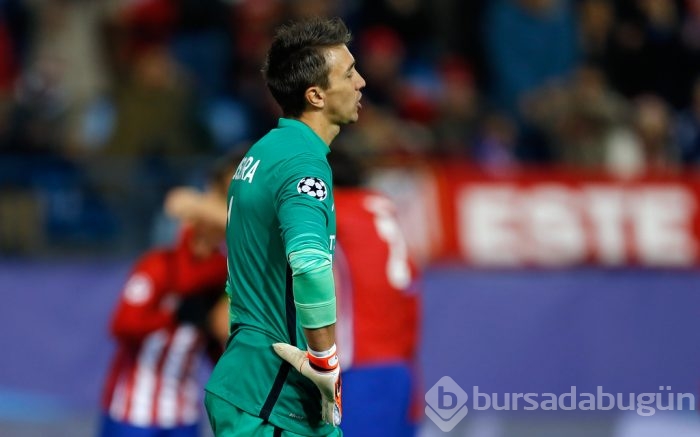 Atletico Madrid-Galatasaray maçından kareler