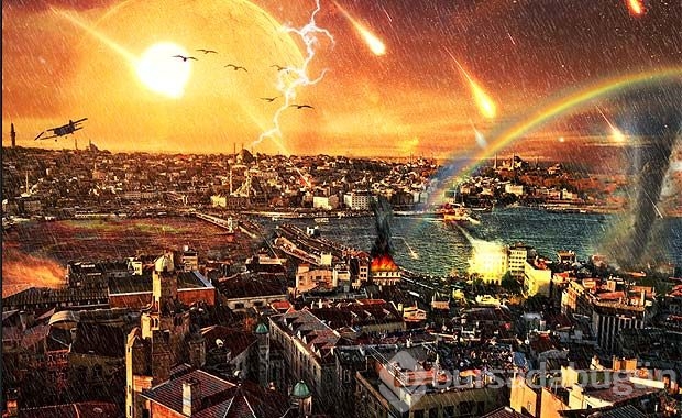 Kıyamet cuma günü koparken insanlar...