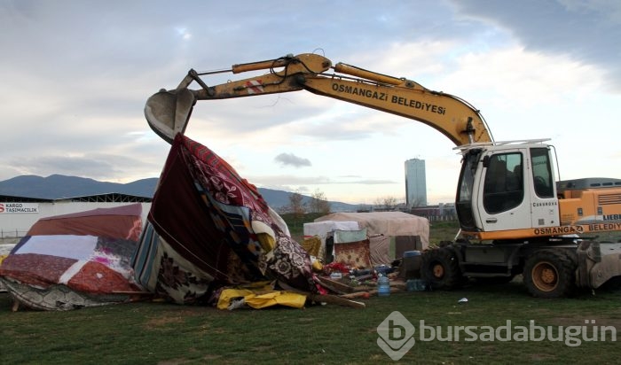 Bursa'da Suriyeli mültecilere baskın