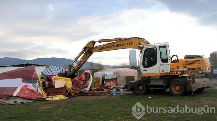 Bursa'da Suriyeli mültecilere baskın