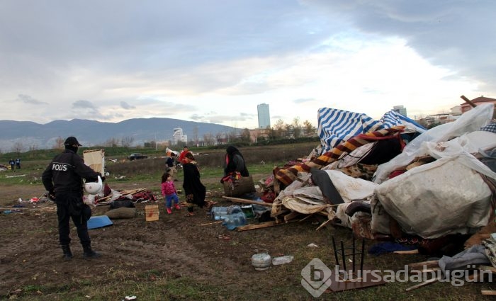 Bursa'da Suriyeli mültecilere baskın