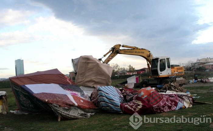 Bursa'da Suriyeli mültecilere baskın