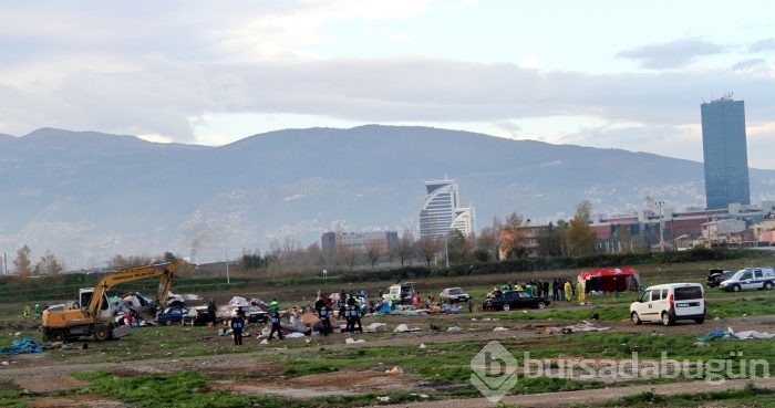 Bursa'da Suriyeli mültecilere baskın