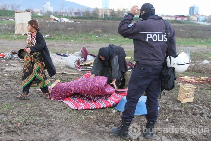 Bursa'da Suriyeli mültecilere baskın