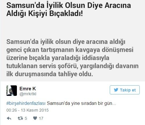 Yurdum insanı ve memlekette sıradan bir gün