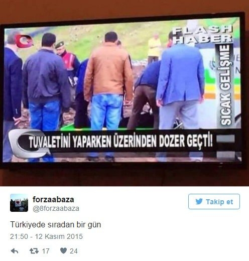 Yurdum insanı ve memlekette sıradan bir gün