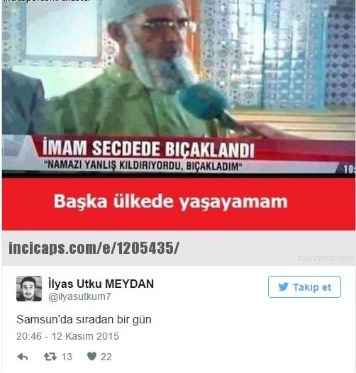 Yurdum insanı ve memlekette sıradan bir gün