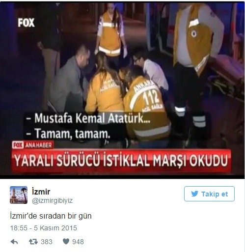 Yurdum insanı ve memlekette sıradan bir gün