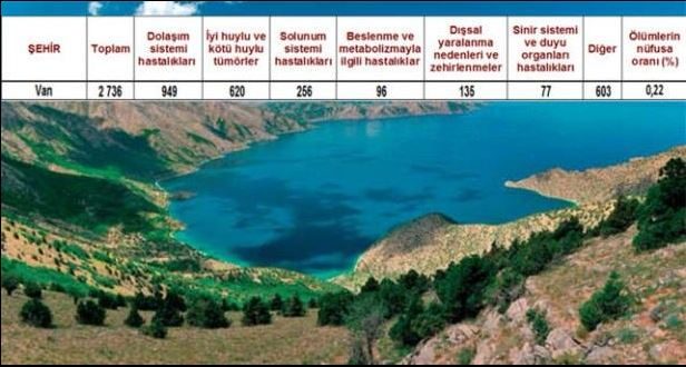 Ölüm oranlarının en yüksek olduğu iller