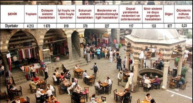 Ölüm oranlarının en yüksek olduğu iller