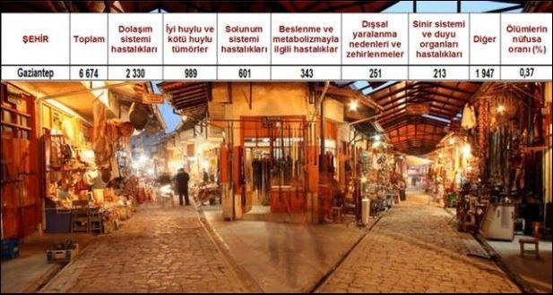 Ölüm oranlarının en yüksek olduğu iller